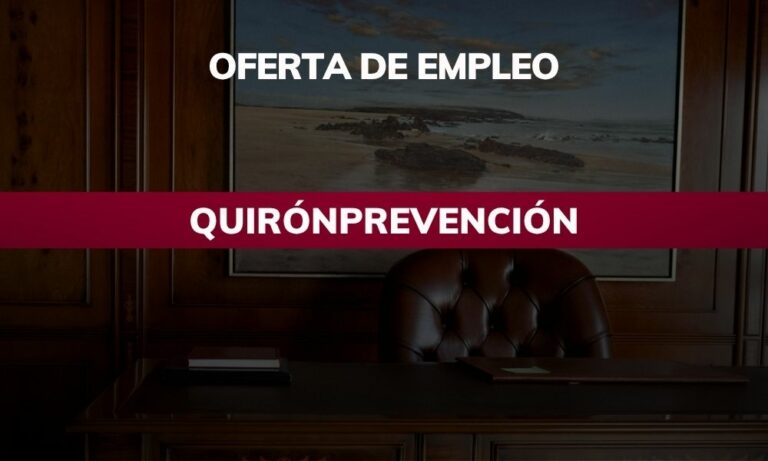 oferta de empleo quirónprevención